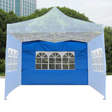 Tente médicale de 3x3m avec parois latérales pour le camping, les voyages, les pique-niques, la tonnelle et le parasol avec un design de fenêtre.