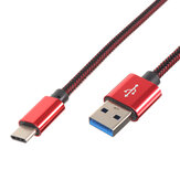 2,1A Cavo USB Tipo C di Dati per Ricarica Rapida in Nylon Intrecciato 1m per Samsung S8 Letv Xiaomi 6 mi5 mi6
