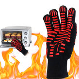 Gant de barbecue 500 ℃ Gants résistant à la chaleur extrême Cuisson Gants de cuisson Camping Picnic