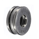 16Pcs Metal Sealed Shielded 3 Parts Roll Axial Ball Thrust Bearing 51100 Ball Bearing 