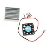 Original Hiland Heat Sink + Cooling Fan + Mounting Screws Kit For Universal Power Supply 24V