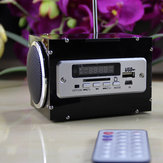 DIY 2x3 W Multi-função Bluetooth Pequeno Kit de Alto-Falante Amplificador de Potência Sem Fio Com Função de Rádio MP3 AUX