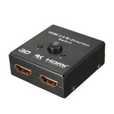HDMI 2.0 HDTV Switch Switcher Splitter Bi-Direction Hub HDCP 2x1 1x2 In Out 4K