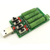 Tester USB Capacità di Batteria Industrale DC Carico Elettronico Resistore con Resistenza di Scarico ad Alta Potenza 4 Tipo di Corrente Regolabile