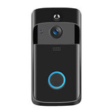 Smartphone campainha de vídeo sem fio Wi-Fi remoto câmera 2 vias áudio segurança residencial à prova de chuva