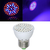Tam Spektrumlu E27 3W 60 LED Yetiştirme Işığı 41 Kırmızı 19 Mavi Bitkiler için Hidroponik AC220V