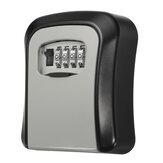 صندوق آمن لتخزين المفاتيح الخارجي مع جدار جبل مزدوج القفل