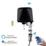 Ηλεκτρική βαλβίδα MoesHouse EU Power Wifi Smart Σύστημα αυτοματισμού σπιτιού Έλεγχος βαλβίδας για αέριο ή νερό Έλεγχος φωνής Λειτουργεί με τους Alexa Google Home
