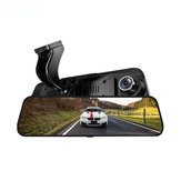 10 Inch 1080P Touch Screen Dual Lens Car Rearview Mirror DVR Safety Driving Camera 