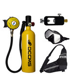 DCCMS 6pcs/Set 1L Mini Scuba Diving Oxygen Tank Divers Leisure Spare Oxygen Portable Equipment