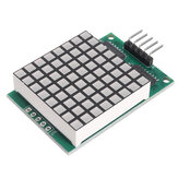 وحدة عرض نقطة 8x8 مصفوفة مربعة LED حمراء DM11A88 مكونة من 5 قطع لـ UNO MEGA2560 DUE Geekcreit - منتجات تعمل مع الوحدات الرسمية