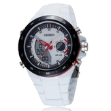 OHSEN AD2802 Digital Analog Alarm Stopwatch Men Sport Watch