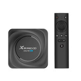 X88 PRO 20 RK3566 Android 11.0 HD 8K H.265 BT4.2 8GB RAM 64GB ROM 2.4G 5G WIFI Bluetooth Spraakafstandsbediening Smart TV Box Youtube Netflix Google Play Video TV Box