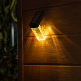 Solar Işık Dış Mekan Su Geçirmez Işık Sensörü RGB+Beyaz Işık RGB+Yumuşak Işık Merdiven Adımları Bahçe Dekorasyonu Patio Duvar Işıkları