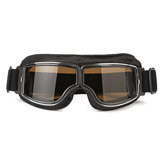 Gafas protectoras de cuero para cascos con protección anti-UV para motocicletas y bicicletasr