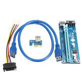 USB3.0 1x zu 16x PCI-E Extender Riser Board Karte Kabel für Mining
