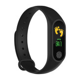 Bakeey M3 0,96 pollici IPS Schermo a colori Pressione sanguigna Cuore Rate Monitor Sport Smart Wristband