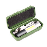 XANES 1463-COB 3Modes Zoomable USB перезаряжаемый светодиодный фонарик в комплекте