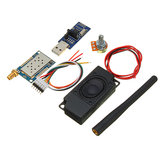 All-in-one Walkie Talkie Module Kit SA828 UHF FM Transceiver Small Volume Embedded Wireless Interphone Module