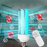 E27 60W UVC Disinfection UV Lamp Germicidal Sterilizer LED Light Bulb + 220V/110V Timer Remote Control