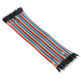 400pcs 20cm Cable de Empalme de Tablero de Breadboard Color Masculino a Masculino de Cable Dupont