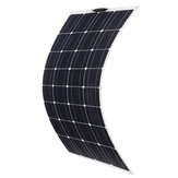 Panel solar monocristalino altamente flexible de 100W 18V impermeable para automóvil, RV, yate, barco