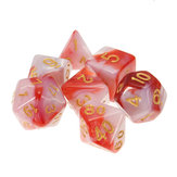 42 Pieces Polyhedral Dice Set Multisided Dices Role Playing Games Gadget