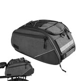 Bagażnik rowerowy z wodoodporną torbą na plecy z odblaskowym pasem, bezpieczny przewoźnik ładunku, torba na rower, akcesoria do przechowywania podczas jazdy rowerem