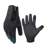 CoolChange Full Finger Cycling Motorcycle Bike Windproof Gloves Touch Screen Anti-slip Ride Bicycle 