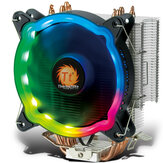 Thermaltake Rainbow D400P CPU-koeler 4 Heatpipe Ondersteuning voor meerdere platforms AM4 LED RGB beweegbaar licht PWM