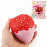 YunXin Weich Erdbeere mit Marmelade Jumbo 10cm Weicher Langsam Aufsteigender mit Verpackung Sammlung Geschenk Dekoration