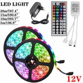 LED Strip Non-waterproof Naked Lamp Full 5/10/15/20m 54LED/M RGB Circuit Board 12V 44 Key with Decorative Lamp