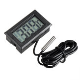 10Pcs 1M Thermometer Electronic Digital Display FY10 Embedded Thermometer Indoor and Outdoor Temperature Measurement