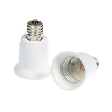 E17 a E26 / E27 base LED luz titular de la lámpara Bulb Adapter PBT Converter Socket
