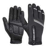 WHEEL UP Touch Screen Full-finger Cycling Bicycle Gloves Windproof Thermal Bike Motorcycle 
