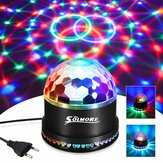 Disco Lights SOLMORE 51 LEDs Party Stage 12W RGB Disco Ball Light Sound Unique Sequential Flashing Effect for Kids Festival Birthday Party Bar