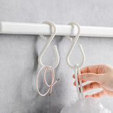 Xiaomi Youpin'den Banyo Mutfak Yatak Odası İçin U Şekilli Çift Kanca Beyaz Elbise Askısı 10 Adet