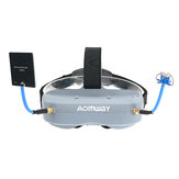 Aomway Komuta Koruyucu Gözlükler V1 FPV 2D 3D 40CH 5.8G Destek HD Bağlantı noktası DVR RC Drone için Headtracker