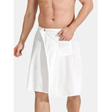 Jupe de bain de couleur unie pour hommes Soft Serviette de plage absorbante confortable