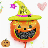  Palloncini decorativi in stagnola con testa di zucca di Halloween Decorazione piacevole per feste