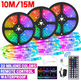10/15M RGB LED Light Strip Remote Control w/ IR Controller Home Stairs Ceiling