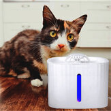 Máquina para beber automática y visual con luz LED y circulación de agua de la fuente de agua para mascotas Bakeey 3L Suministros para gatos que beben agua