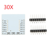 30Pcs Serial Port WIFI ESP8266 Module Adapter Plate With IO Lead Out For ESP-07 ESP-08 ESP-12