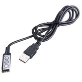 Contrôleur à Distance USB à 3 Touches pour Bande Lumineuse LED RGB DC5-24V 5050