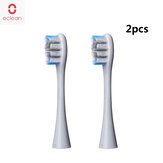 Cabeças de escova de reposição Oclean P2 2 peças adequadas para todos os modelos de escovas de dentes Oclean - cinza