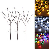 3 luzes solares de jardim ao ar livre decorativas em forma de árvore para gramado, caminho ou quintal, luzes de decoração de Natal