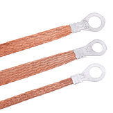 Durable Pure Copper Braided Wire Span Cable Bridge Connection Wire Ground Lead 
