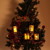 سانتا كلوز ثلج المسيح يسوع ايل نمط شنقا عيد الميلاد محاكاة لهب عطلة ليلة ضوء ديكور 