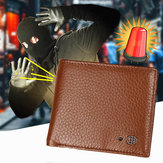 USB Smart Wallet Leather Card Holder Anti Lost Alarm Tracker Pocket Purse Clutch Bag
