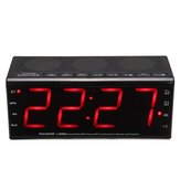 LEORY MX 20 Altavoz bluetooth estéreo con alarma digital Reloj Ranura para tarjeta FM TF para tableta Celular